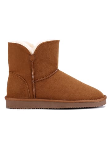 Winterboots "Chloe" in Hellbraun