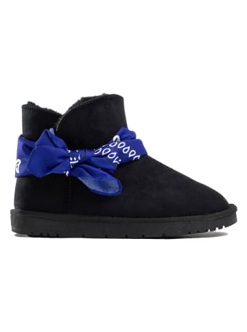 Winterboots "Warenn" in Schwarz/ Dunkelblau