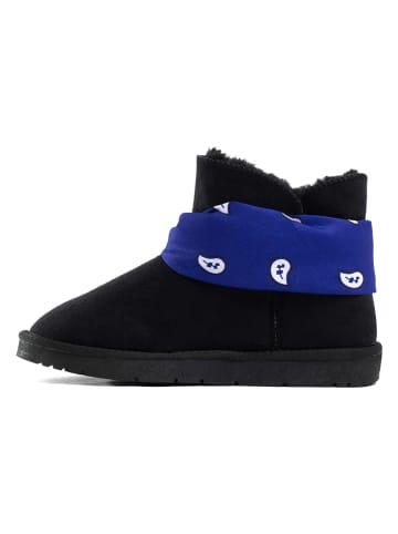 Winterboots "Warenn" in Schwarz/ Dunkelblau