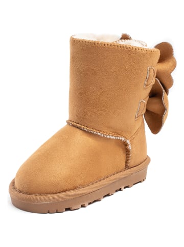Winterboots "Bowine" in Hellbraun