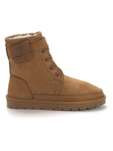 Winterboots "Imaan" in Hellbraun