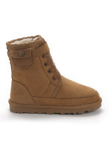 Winterboots "Ishani" in Hellbraun