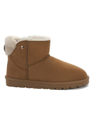 Winterboots "Ilissa" in Hellbraun