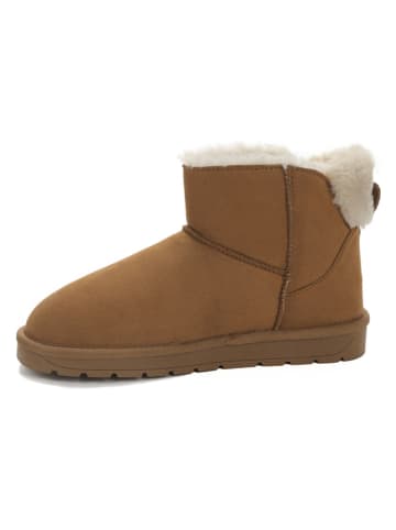 Winterboots "Ilissa" in Hellbraun