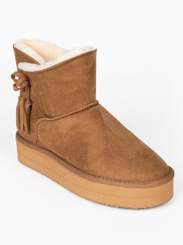 Winterboots "Cullen" in Hellbraun