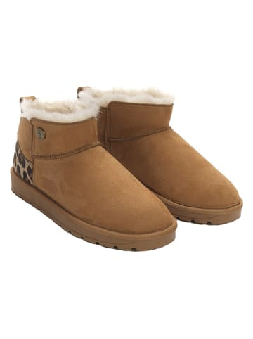 Winterboots "Ideh" in Hellbraun