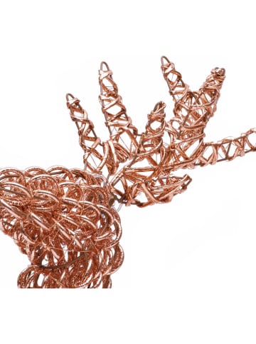 Lotti Lampa dekoracyjna LED "Reindeer" w kolorze różowozłotym - wys. 96 cm