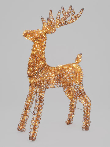 Decoledfiguur "Rentier" roségoudkleurig - (H)120 cm