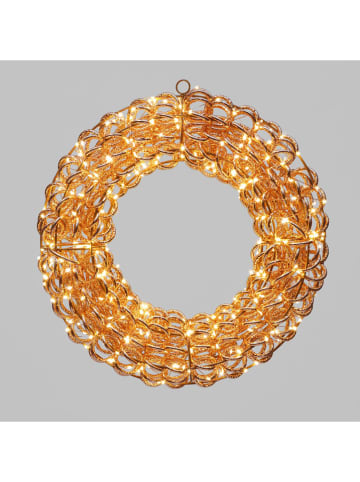 Lotti Wieniec dekoracyjny LED w kolorze różowozłotym - Ø 40 cm
