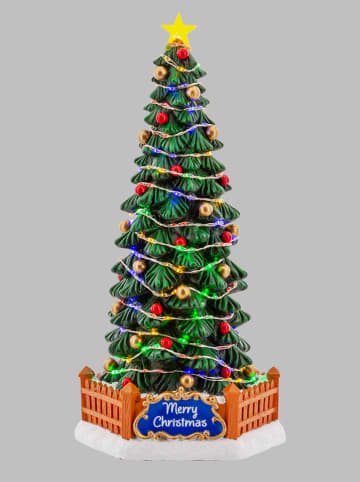 Decoledfiguur "Weihnachtsdorf" meerkleurig - (H)30 cm - Ø 15 cm