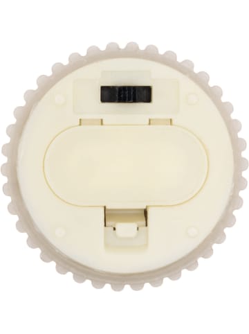 2er-Set: LED-Kerzen in Taupe