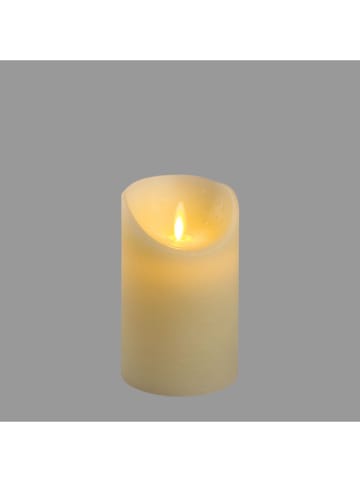 Ledkaars crème - (H)12,5 x Ø 7,5 cm