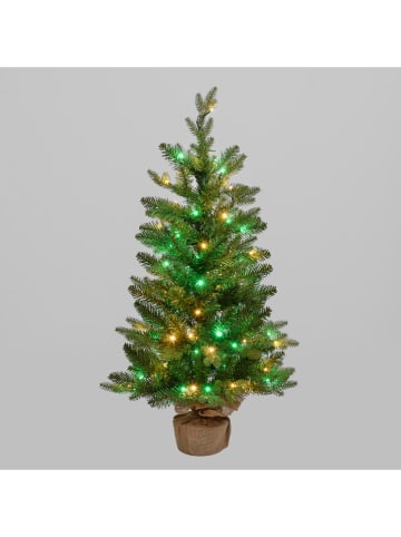 Led-decoratiefiguur "Alpentannenbaum" groen - (H)90 x Ø 53 cm