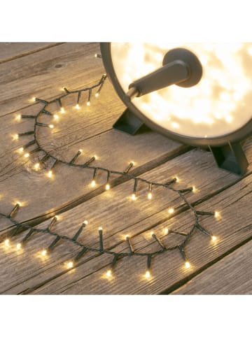 Led-lichtketting "Mini Cluster" groen/warmwit - (L)35 m