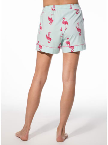 Pyjama-Hose in Türkis/ Pink