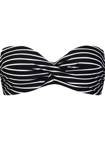 Biustonosz bikini w kolorze czarno-białym