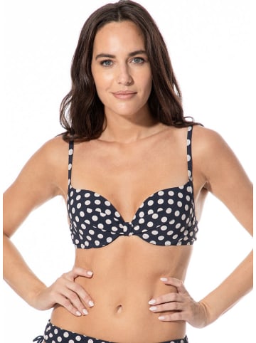 Biustonosz bikini w kolorze czarno-białym