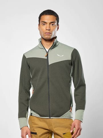 Salewa Funktionsjacke "Puez Waffle" in Oliv