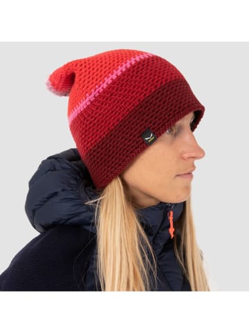 Salewa Beanie in Rot