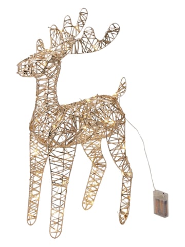 WellHome LED-Dekoleuchte in Gold - (B)36 x (H)60 x (T)14 cm