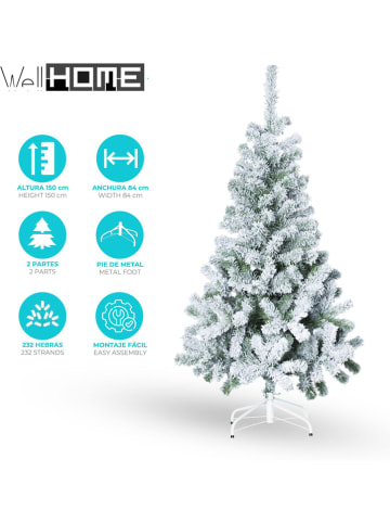 WellHome Sztuczna choinka w kolorze zielonym - wys. 150 cm