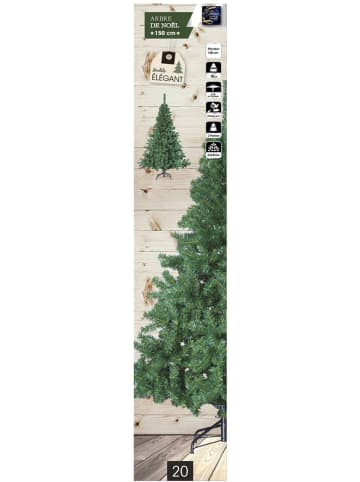WellHome Sztuczna choinka w kolorze zielonym - wys. 150 cm