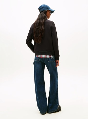 Sweatshirt in Schwarz