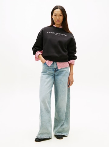Sweatshirt in Schwarz