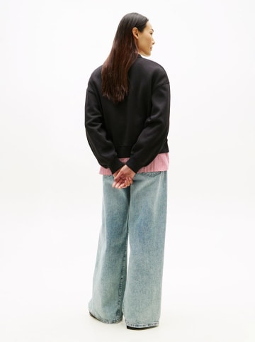 Sweatshirt in Schwarz