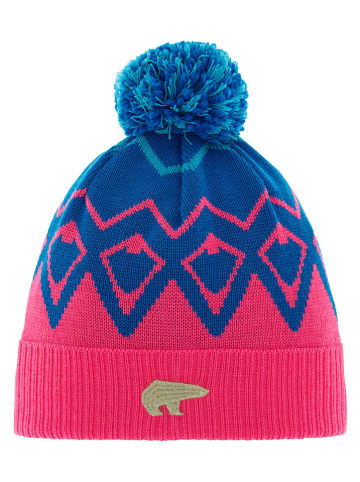 Eisbär Muts "Ziggy" roze/blauw