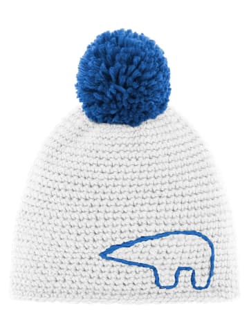 Muts "Jay" wit/blauw