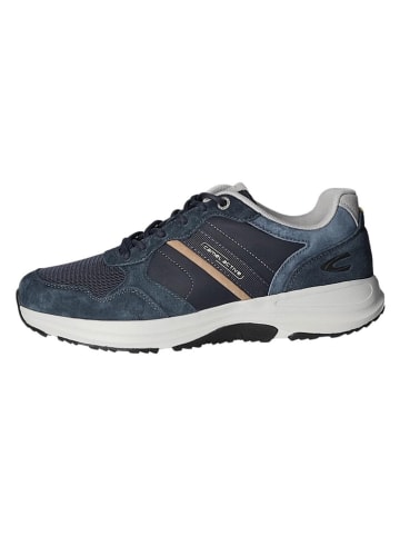 Leder-Sneakers "Connect" in Dunkelblau