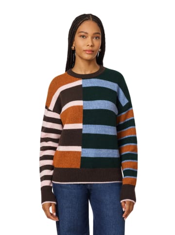 Scotch & Soda Pullover in Camel/ Schwarz/ Hellblau