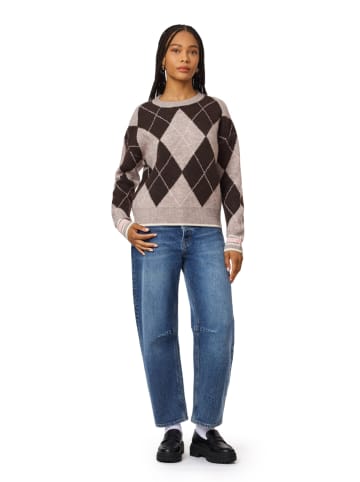 Scotch & Soda Pullover in Taupe/ Dunkelbraun