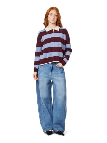 Scotch & Soda Poloshirt in Hellblau/ Bordeaux