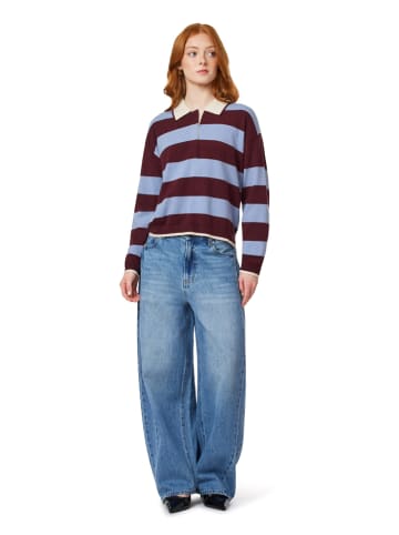 Scotch & Soda Poloshirt in Hellblau/ Bordeaux