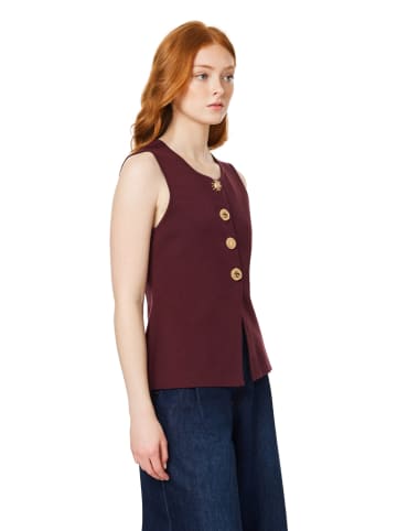 Scotch & Soda Gebreide top bordeaux