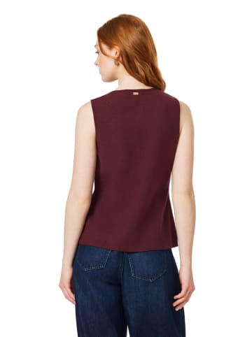 Scotch & Soda Gebreide top bordeaux