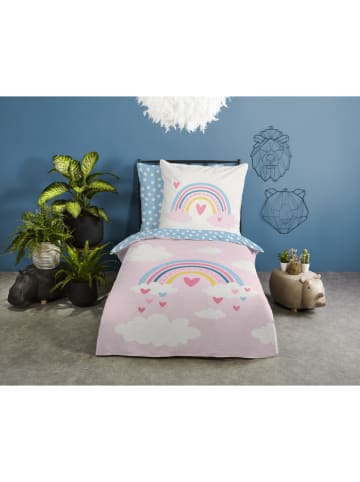 Pure Renforcé-Bettwäscheset "Rainbow" in Bunt