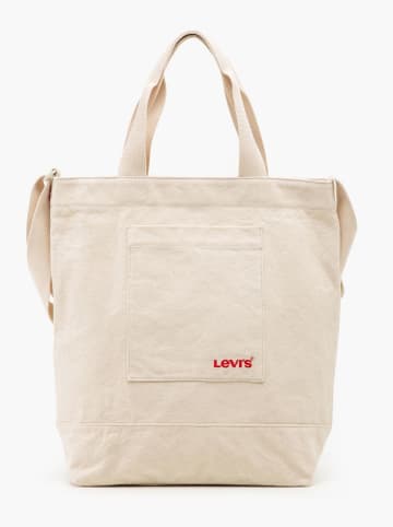 Schultertasche "Icon" in Creme - (B)36 x (H)40 x (T)13 cm