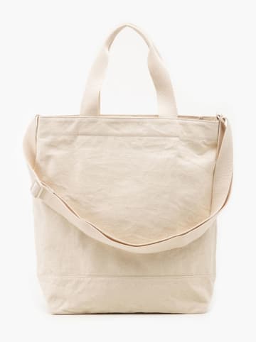 Schoudertas "Icon" crème - (B)36 x (H)40 x (D)13 cm