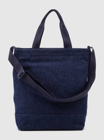 Schoudertas "Icon" donkerblauw - (B)36 x (H)40 x (D)13 cm