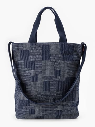 Schoudertas "Icon" donkerblauw - (B)36 x (H)40 x (D)13 cm