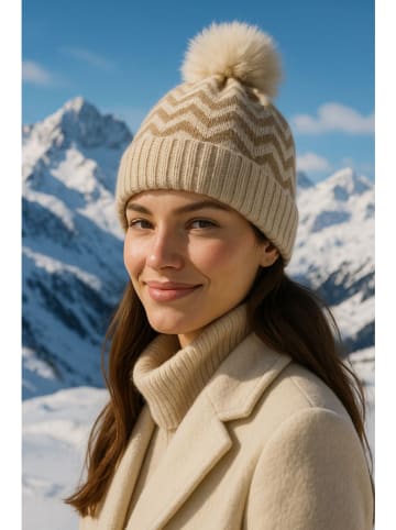 Mütze in Beige