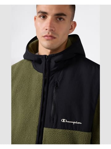 Champion Fleece vest kaki/zwart