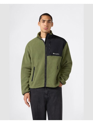 Champion Fleecejacke in Schwarz/ Khaki