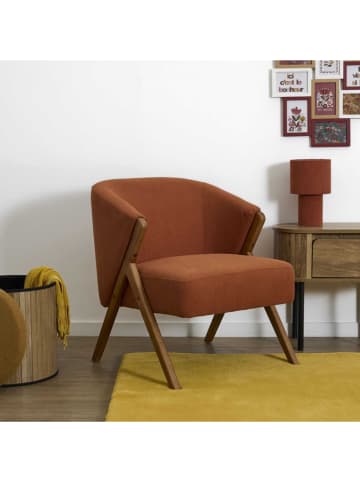 Sessel in Orange - (B)64 x (H)70 x (T)72 cm