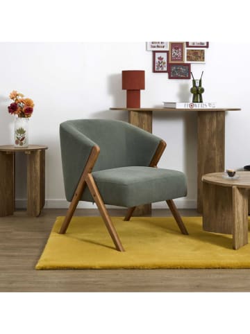 Sessel in Khaki - (B)64 x (H)70 x (T)72 cm