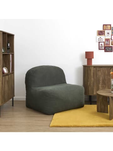 Sessel in Khaki - (B)85 x (H)78 x (T)85 cm
