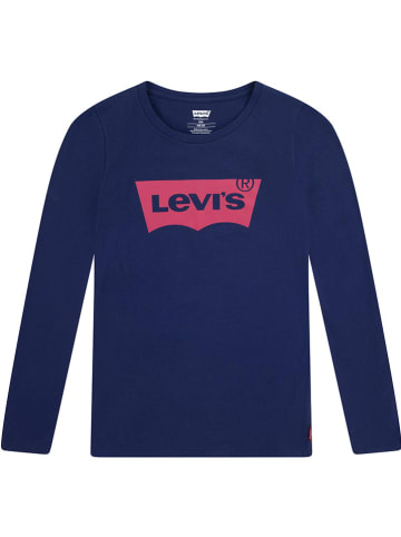 Longsleeve in Dunkelblau